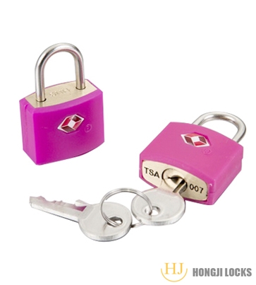 Customized 39*25*14 pink Luggage Lock Solid Brass