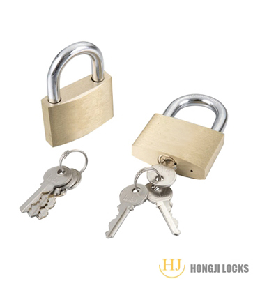 hongjilock 56*38*11.6 Medium and thin models Brass padlock