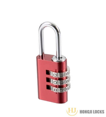 Long Aluminum hongjilock 3 Digit Combination Padlock