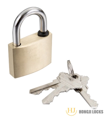 hongjilock 51*30*12.5 Medium thick Brass padlock